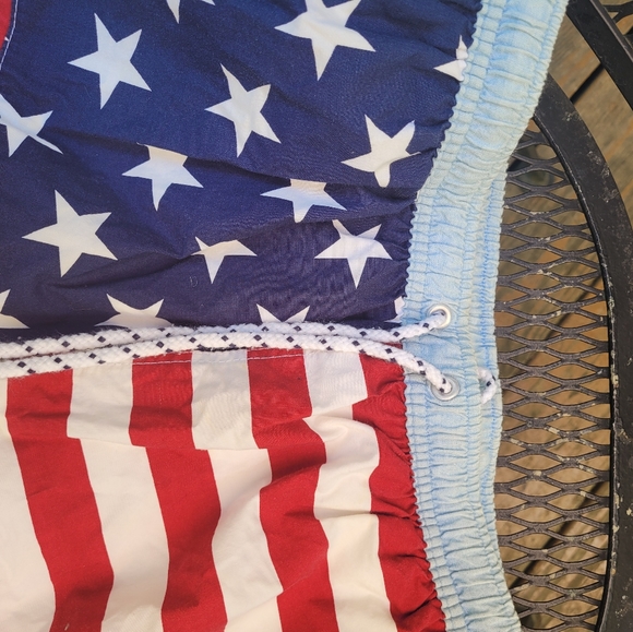 Men's American Flag Alethic Short Tommy Hilfiger Vintage Large - Picture 4 of 7